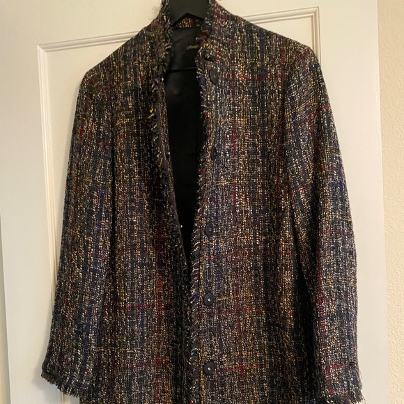 J Mclaughlin Jackets & Blazers - Vintage Multi color chic tweed jacket